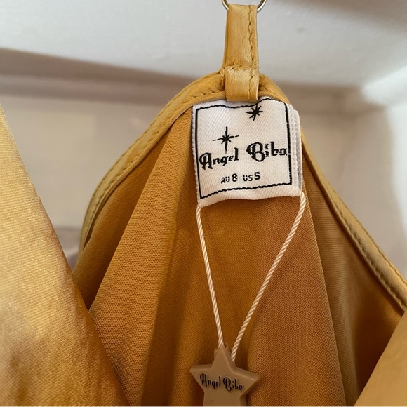 NWT Hello Molly belted satin mini dress women’s size small - Picture 10 of 11